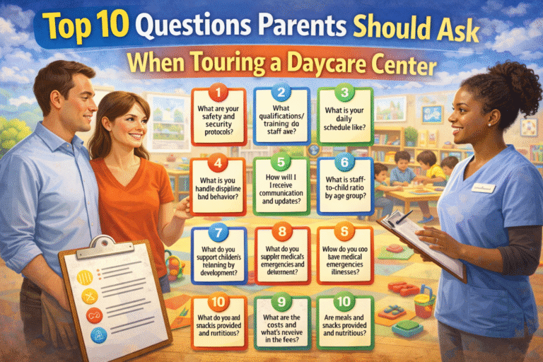 Top 10 Questions Parents Should Ask When Touring a Daycare Center